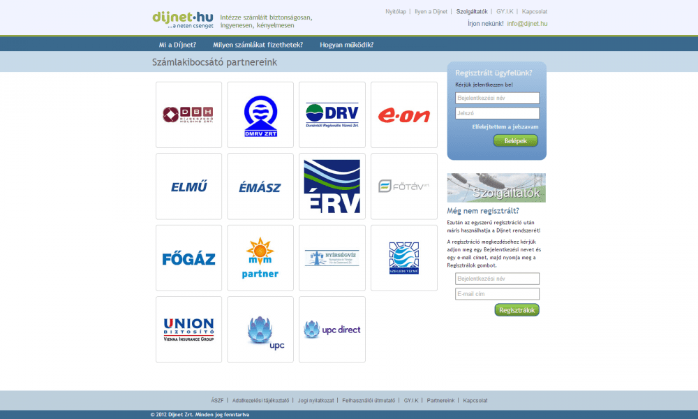 A díjnet.hu is remekül működik