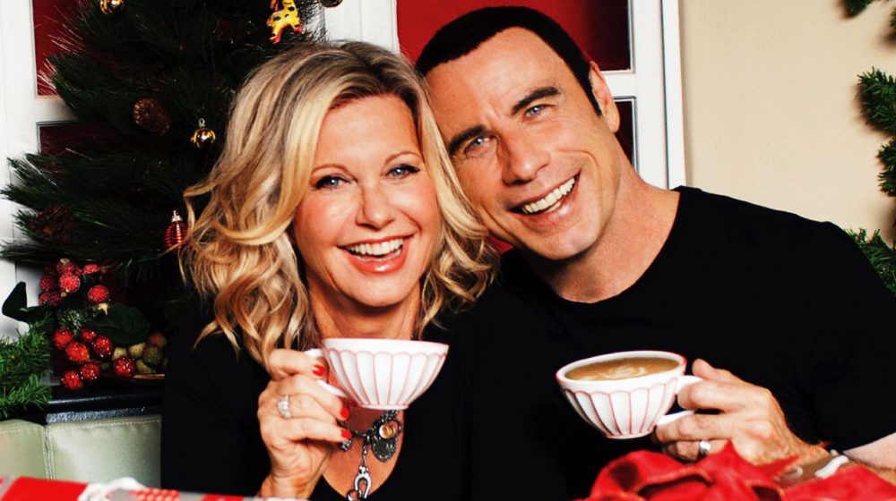 1681701-poster-1960-john-travolta-olivia-newton-john-look-super-normal-on-their-christmas-album-cover