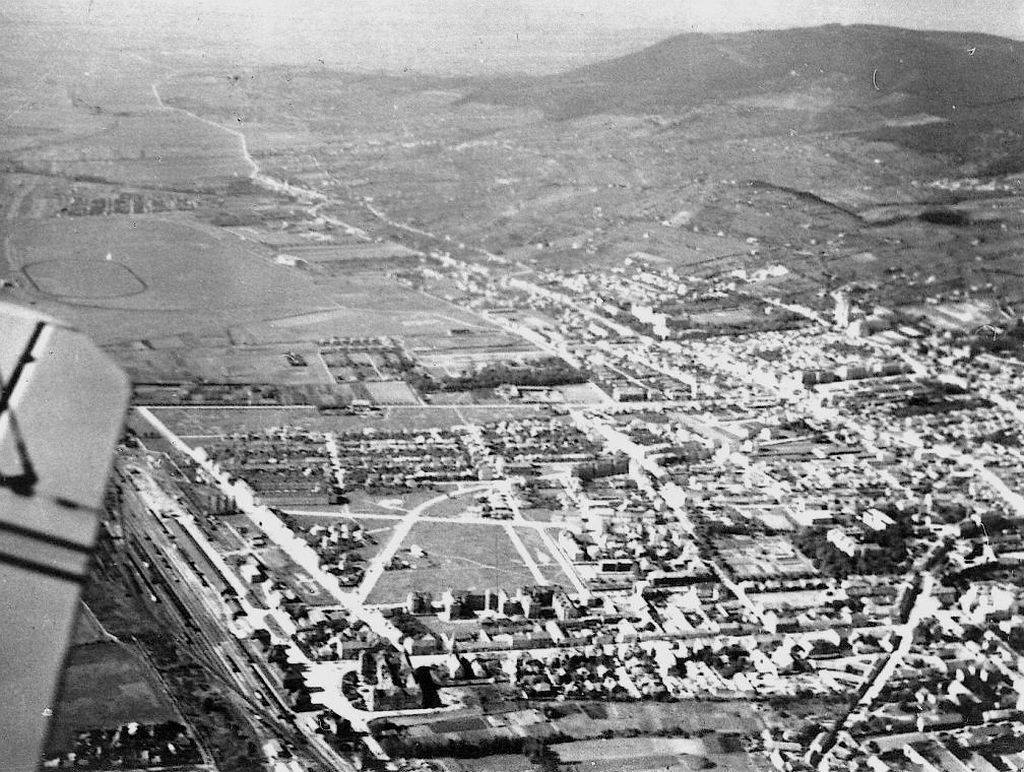 1938-ban így festett a levegőből Pécs