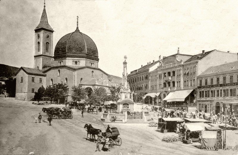 A Széchenyi téri piacozás 1890-ben