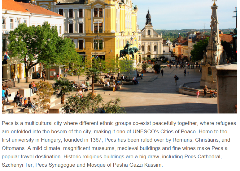 Pécs megkerülhetetlen, egy magyarországi nyaralás alatt
