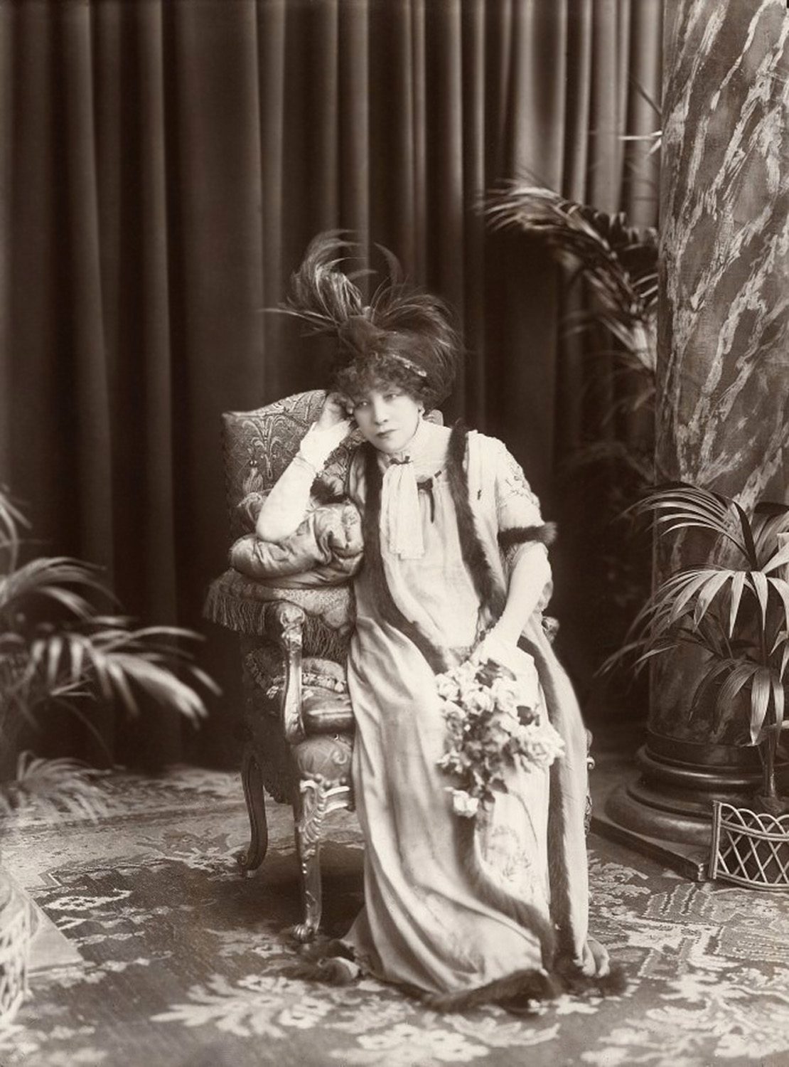 Sarah Bernhardt francia színésznő Pécsett mutatta be filmjét